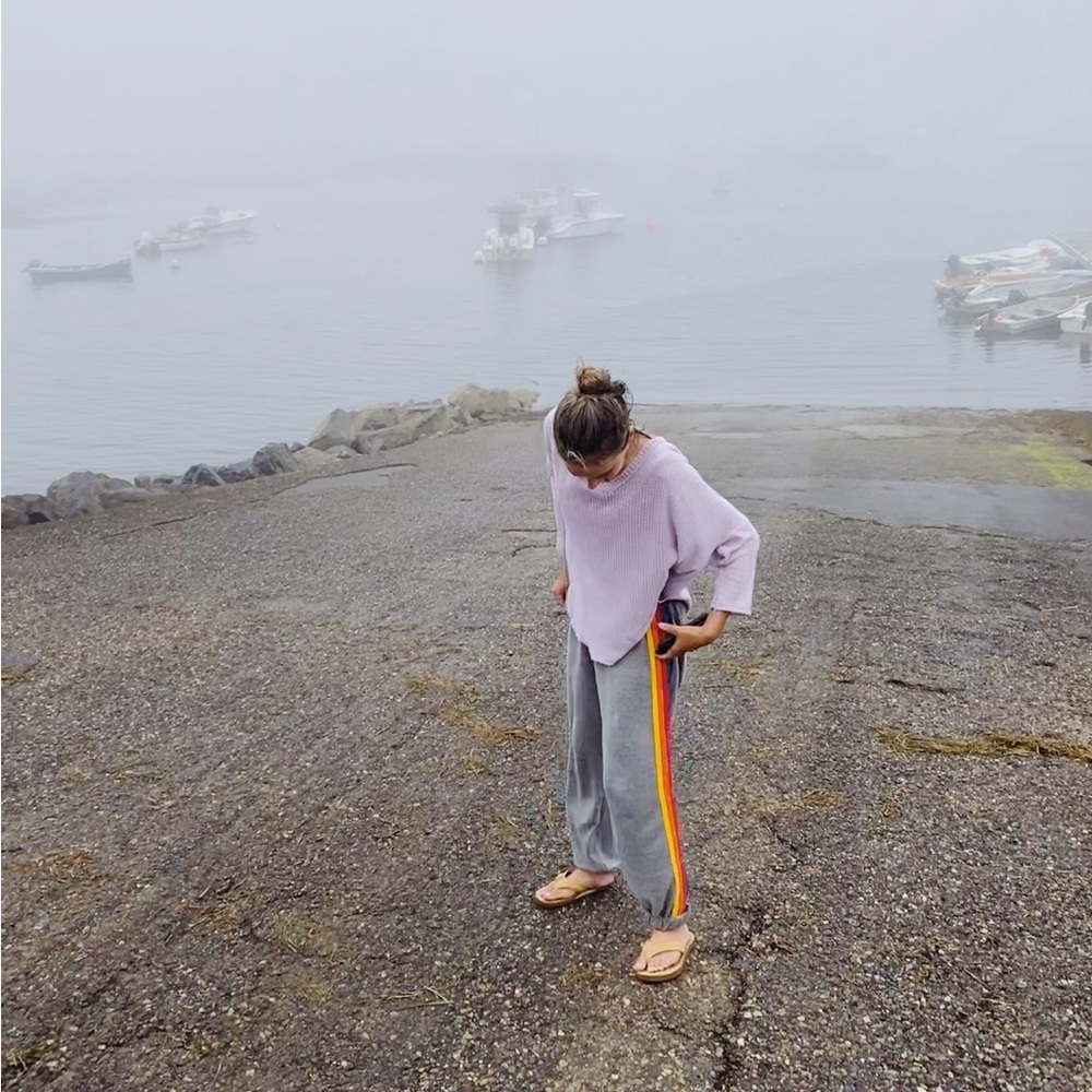 Medium Purple Free People Sweater